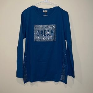 Women’s Rebel Queen By Liu Jo long sleeve Dream shirt size L